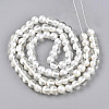 Baking Paint Transparent Glass Beads Strands DGLA-N011-10mm-01-2