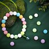 160Pcs 8 Colors Luminous Silicone Beads SIL-CA0001-16-5