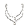 Alloy Rhinestone Hair Chain OHAR-M044-02B-S-1