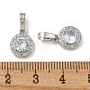 Brass Micro Pave Cubic Zirconia Pendants KK-I714-01P-3