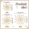 4Pcs Iron & Acrylic Wall Decorations AJEW-WH0871-55G-2