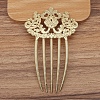 Alloy Hair Comb Findings PW-WG28420-04-1