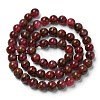 Synthetic Gold Clinquant Stone Beads Strands G-G026-R-6mm-4-2