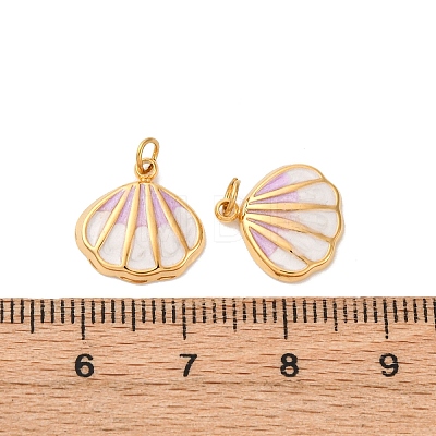 304 Stainless Steel Enamel Charms STAS-U061-04G-1