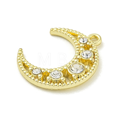 Zinc Alloy Crystal Rhinestone Pendants PALLOY-F310-05G-02-1