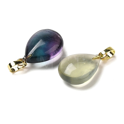 Natural Fluorite Pendants G-C155-01A-G-1