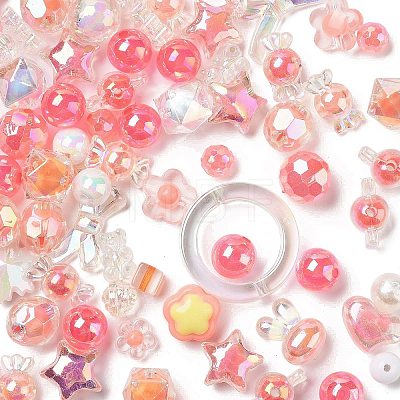 Acrylic Beads MACR-M040-01B-1