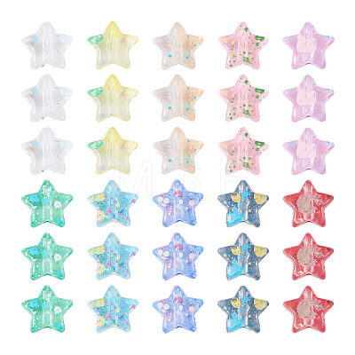 100Pcs Transparent Acrylic Beads OACR-TADJ0001-23-1