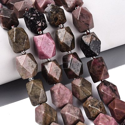 Natural Rhodonite Beads Strands G-Q608-11G-1