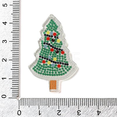 Christmas Theme Double-sided Printed Acrylic Pendants OACR-D013-01H-1