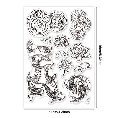 Custom PVC Plastic Clear Stamps DIY-WH0448-0573-1