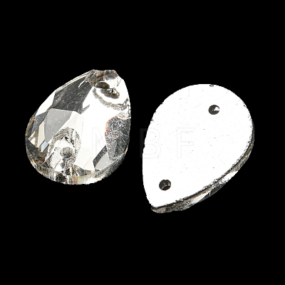 Glass Connector Charms GLAA-A006-15A-1