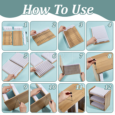 Wooden Cell Phone Storage Box AJEW-WH0696-477A-01-1