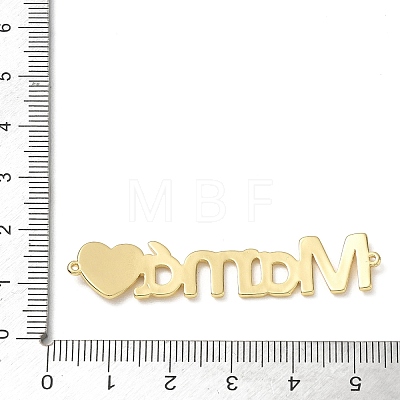 Brass Connector Charms KK-CBAE532-01D-G-1