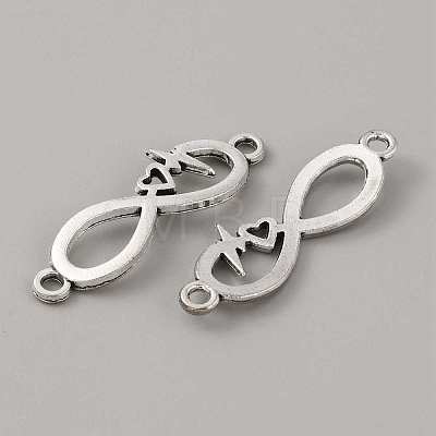 Tibetan Style Alloy Connector Charms FIND-CJC0018-36AS-1
