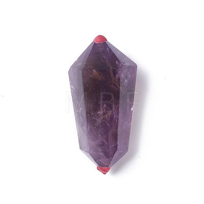 Natural Amethyst Tower Home Display Decorations DJEW-G036-04-1