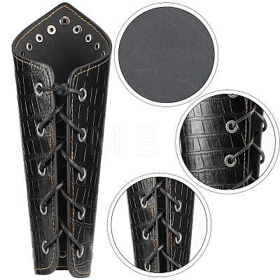 Adjustable Imitation Leather Cord Bracelet AJEW-WH0342-90A-1