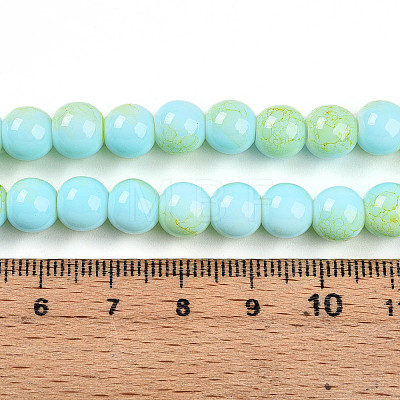 Baking Paint Glass Beads X1-DGLA-N003-8mm-C04-1