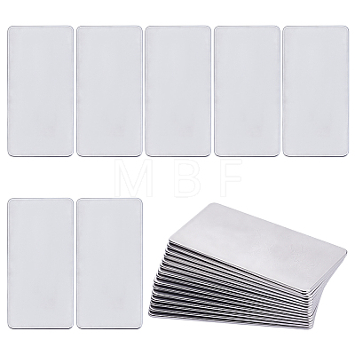 30Pcs 2 Styles 304 Stainless Steel Cabochons FIND-NB0007-29-1