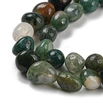 Natural Indian Agate Bead Strands G-P070-51A-1