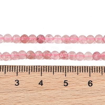 Natural Strawberry Quartz Beads Strands GG-NH0007-B02-01-1