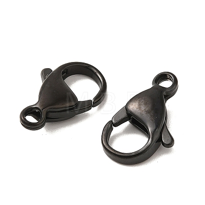 Ion Plating(IP) 304 Stainless Steel Lobster Claw Clasps STAS-AB09-B-1