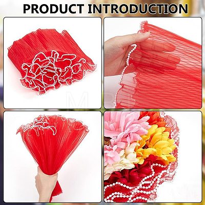1 Bag Polyester Flower Bouquet Wrapping Mesh Paper OCOR-BC0007-29D-1