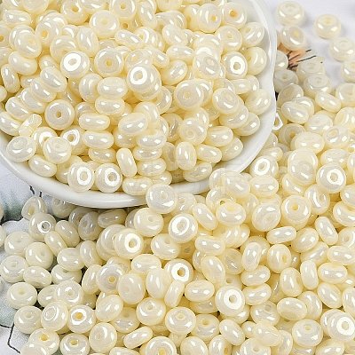 Opaque Colours Luster Glass Seed Beads X1-SEED-P008-01C-05-1