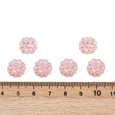 AB-Color Resin Rhinestone Beads RESI-S315-10x12-19-1
