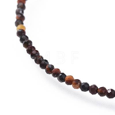 Natural Tiger Eye Bead Bracelets BJEW-JB04555-08-1