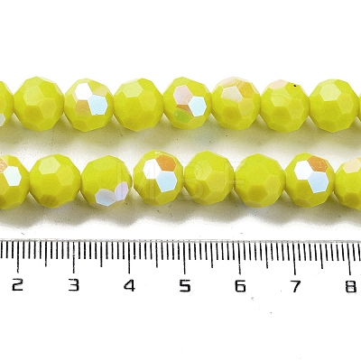 Opaque Glass Beads Strands EGLA-A035-P10mm-L04-1