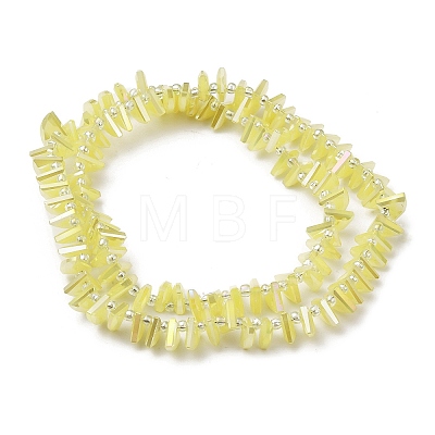 Electroplate Glass Beads Strands EGLA-S176-05A-B13-1