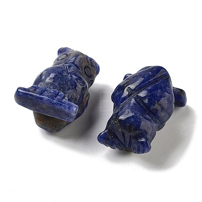 Natural Sodalite Carved Figurines DJEW-L023-G12-1