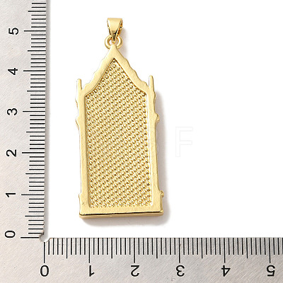 Rack Plating Brass Pendants KK-U027-45G-1