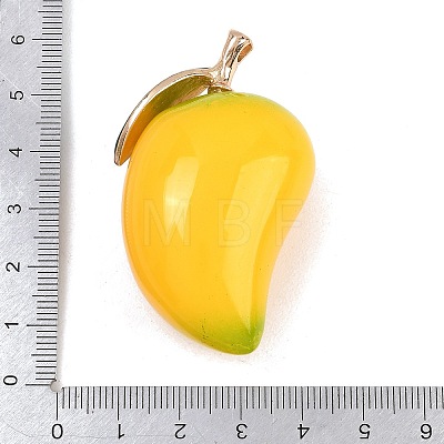 Fruit Theme Resin Big Pendants FIND-E053-01A-G-1