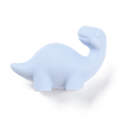 Dinosaur Food Grade Eco-Friendly Silicone Focal Beads SIL-A004-02C-1