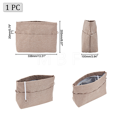 Custom Oxford Cloth Tarp Zip Cosmetic Pouches AJEW-WH0043-25A-1