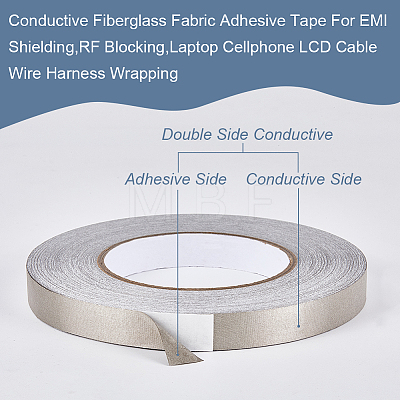 Conductive Fiberglass Fabric Adhesive Tape AJEW-WH0258-996B-1