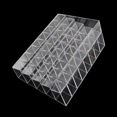 Rectangle 40 Compartments Plastic Bead Storage Containers X-CON-Q025-01-1