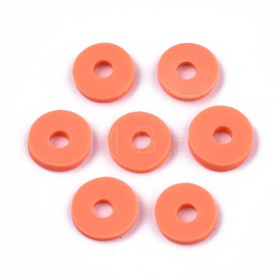 Handmade Polymer Clay Beads X-CLAY-Q251-6.0mm-55-1