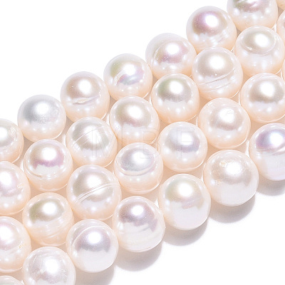 Natural Cultured Freshwater Pearl Beads Strands PEAR-N013-08C-1