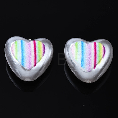 3D Printed ABS Plastic Imitation Pearl Beads KY-S163-438-1