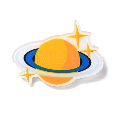 Planet Acrylic Safety Brooch JEWB-D009-10P-1