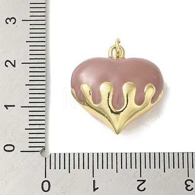 Rack Plating Brass Enamel Pendants KK-S366-05G-07-1