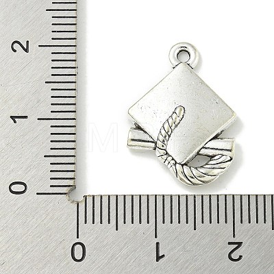 Tibetan Style Alloy Pendant Cabochon Settings TIBE-I026-6010AS-1