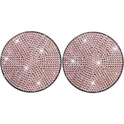 PVC Rhinestone Anti-slip Coaster PW-WGFA6AD-06-1