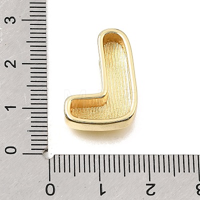 Brass Slide Charms KK-E802-33G-L-1