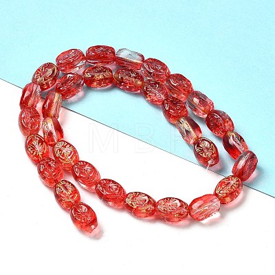 Transparent Glass Beads Strands GLAA-F114-05J-1