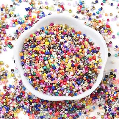 Glass Cylinder Seed Beads SEED-XCP0001-40-1