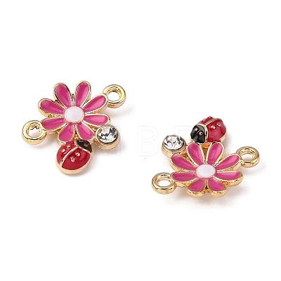 Zinc Alloy Enamel Connector Charms LS-FIND-TAC0009-23KCG-03-1
